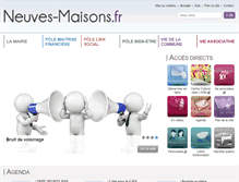 Tablet Screenshot of neuves-maisons.fr